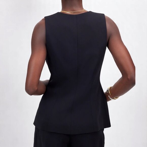 Madewell Cutaway Long Vest Size 6 - Picture 2 of 12